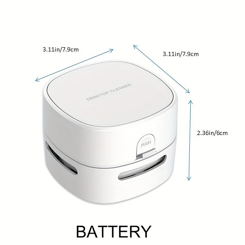 Portable Desktop Vacuum Cleaner Handheld Crumb Sweeper for Keyboard
