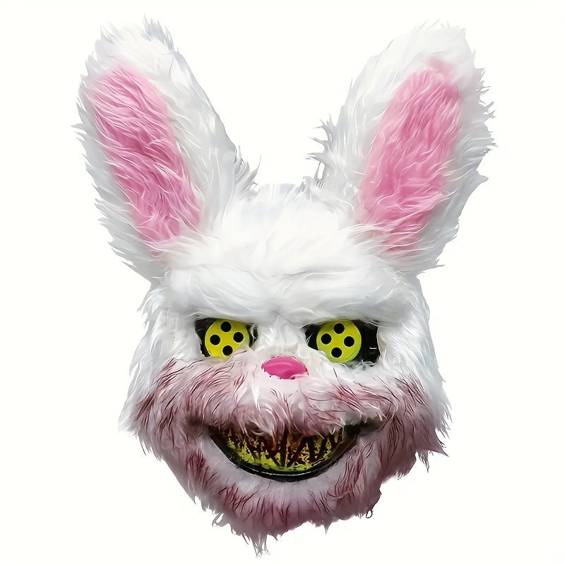 Evil Stuffed Bunny Mask Halloween Costume Party Props