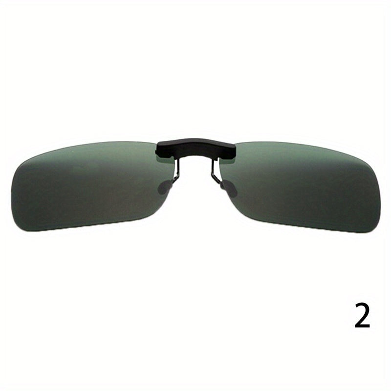 Polarized Clip On Driving Sunglasses UV400 Lens Night Vision Men