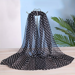 Chiffon Shawl Print Yarn Shawl Wraps Sunscreen Windproof Scarf