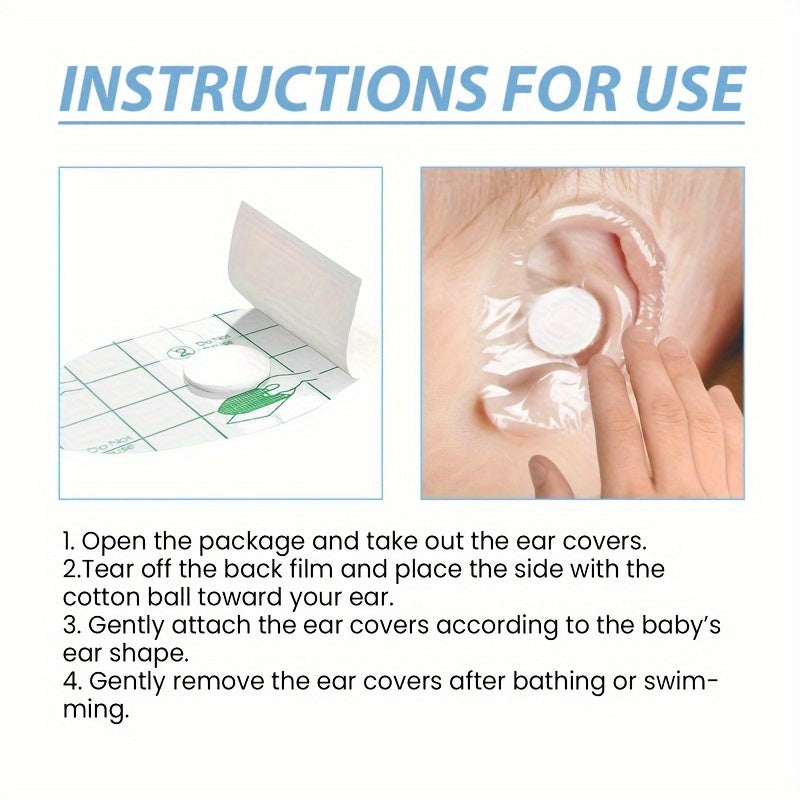 30pcs Waterproof Ear Protector for Water Sports