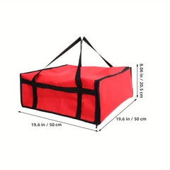 Large Insulated Cooler Bag for Pizza Waterproof Non Woven Fabric Tote