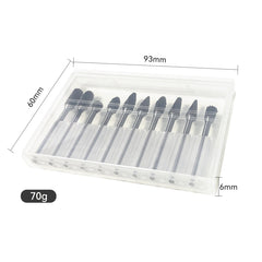 10pcs Tungsten Carbide Grinding Bits Set for Rotary Tools