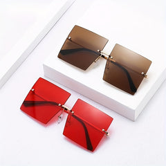 Men Square Frame Sunglasses Outdoor UV Protection