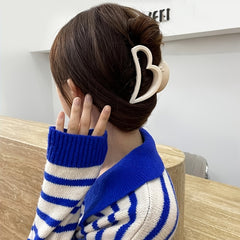 4pcs Heart Hair Claw Clips for Women Girls