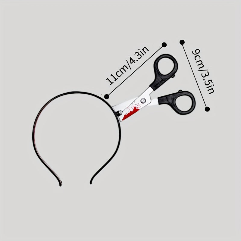 Halloween Hair Hoop Plastic Pierced Kitchen Head Buckle Cosplay Prop