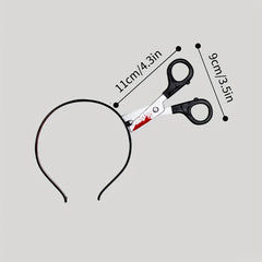 Halloween Hair Hoop Plastic Pierced Kitchen Head Buckle Cosplay Prop