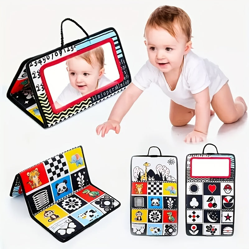 Children's Cloth Book with Mirror Toy