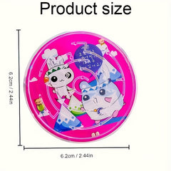 15pcs Cartoon Maze Toys Children Educational Mini Rolling Ball Game Toys