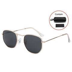 Square Polarized Sunglasses Mirrored Lens for Men and Women