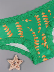 7pcs Contrast Lace Briefs Stretchy Intimates Panties Women's Lingerie