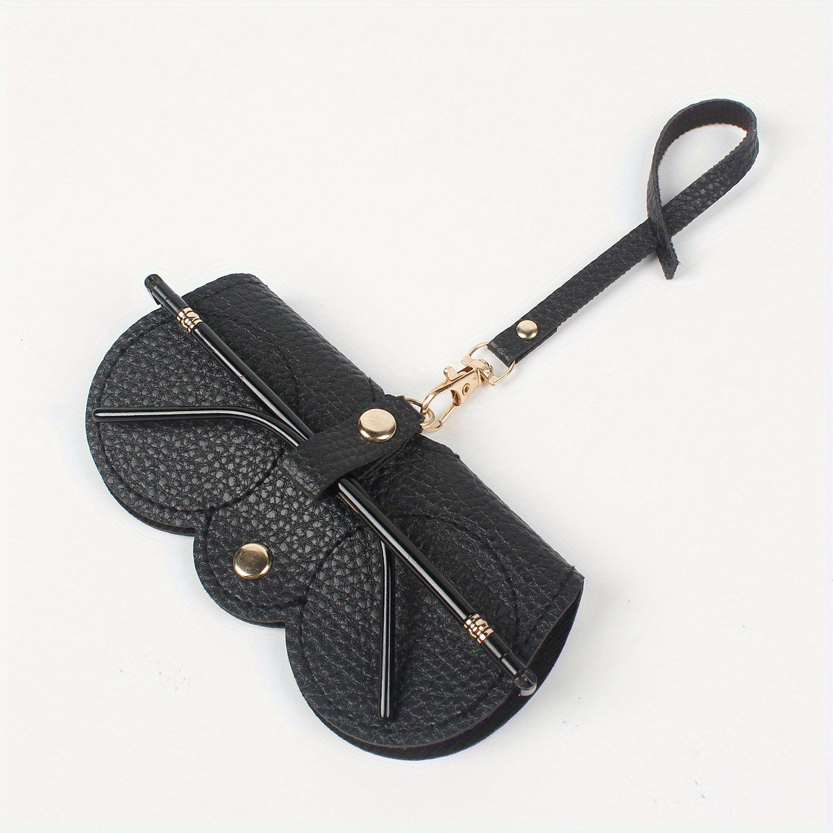 Litchi Embossed Glasses Cover Sunglasses Storage Bag