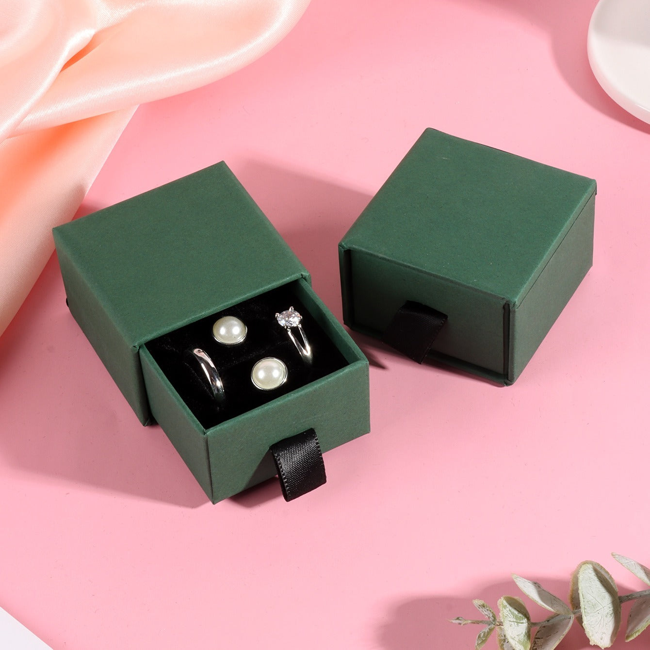 Large Capacity Jewelry Box for Ring Earrings Necklace