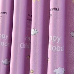 Rainbow Horse Curtain for Kids Rooms, Grommet Top Curtain, Home Decor