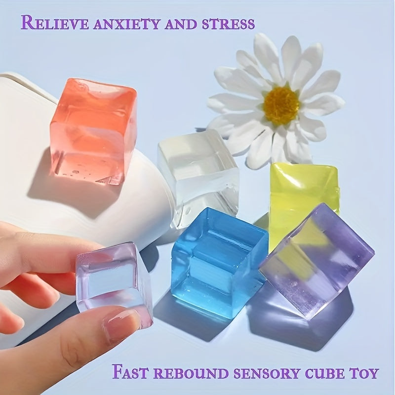 5pcs Sea Salt Cat Claws Stress Relief Toy Music Pinch Decompression Ice