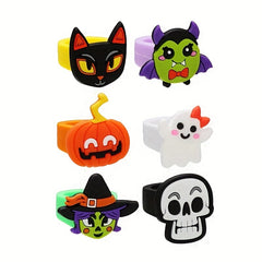 Halloween Witch Ring Cartoon PVC Soft Toy