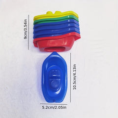 6pcs Baby Shower Toys Submarine Floating Bath Boat Toys