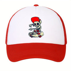 Unisex Mesh Sunshade Adjustable Baseball Cap Outdoor Sport Embroidery