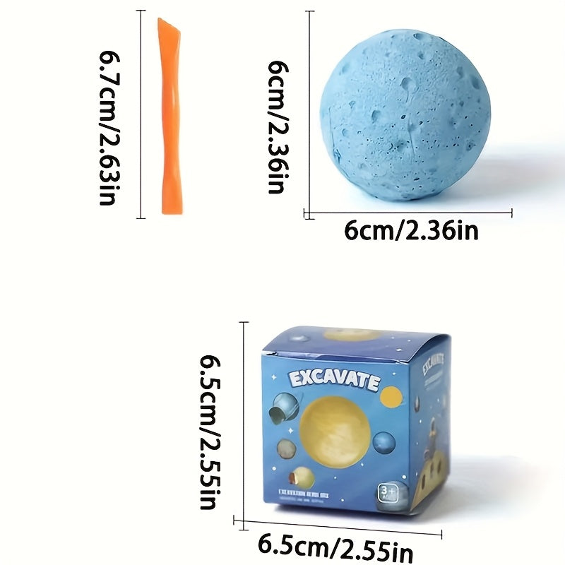 Solar System Science Kit for Kids Excavate Gems Educational Space Toys