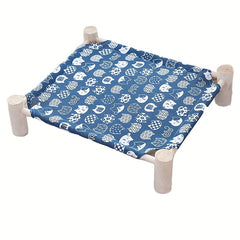 Cats Hammock Elevated Cat Bed Puppy Removable Bed