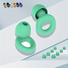 Quiet Ear Plugs for Noise Reduction in Soft Silicone for Sleep Sensitivity