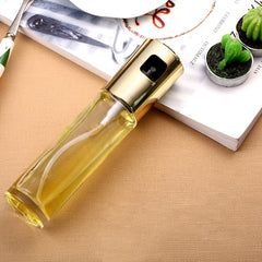 Kitchen Spray Bottle Press Type Spray Pot High Borosilicate Glass