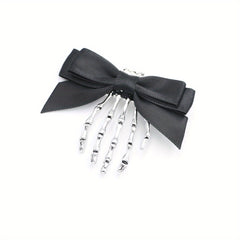 Halloween Ghost Hand Bone Hair Clip Punk Women Girl's Accessories