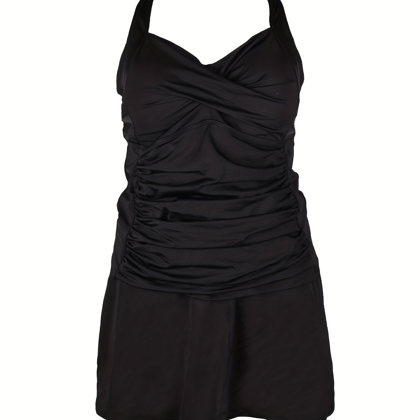 Twist Front Tankini & Shorts Set