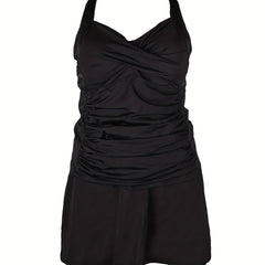  Twist Front Tankini & Shorts Set