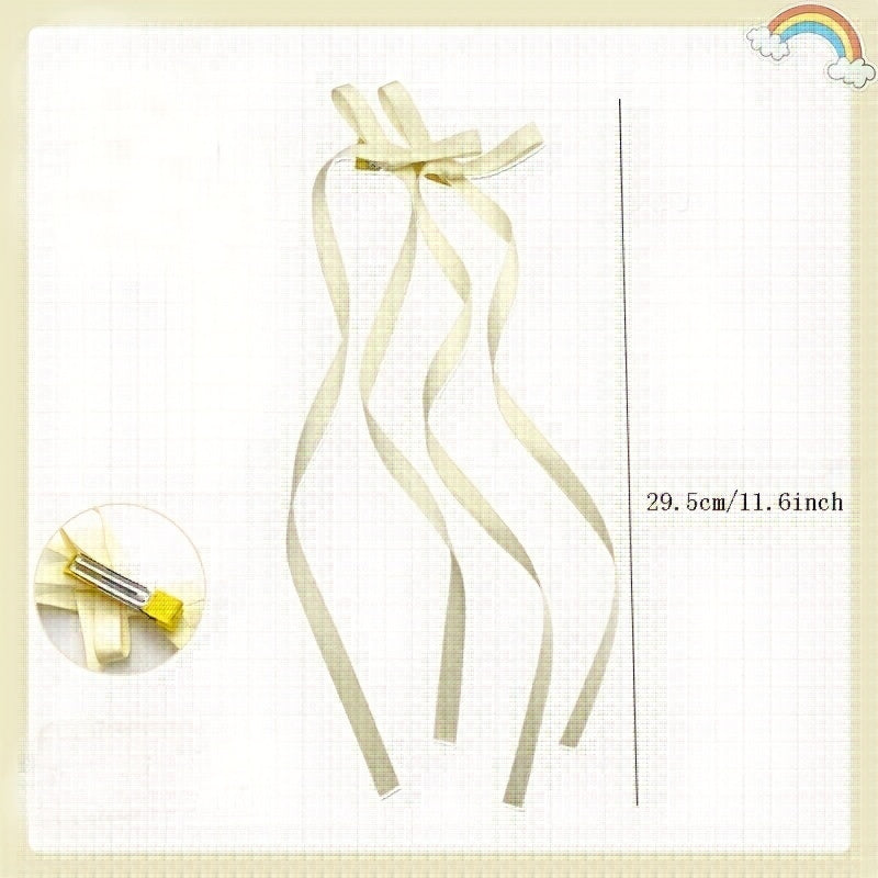 Ribbon Bow Hair Clip Hair Tie Streamer Hair Accessories