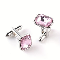Rhinestone Cufflinks Suit Button Shirt Studs