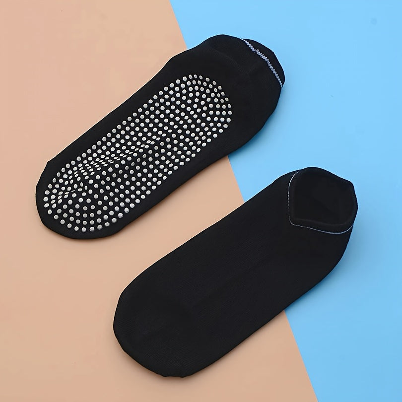 5 Pairs Non slip Low Cut Ankle Socks Women's Stockings