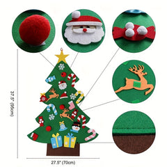 DIY Christmas Tree Felt Toy for Infants & Toddlers