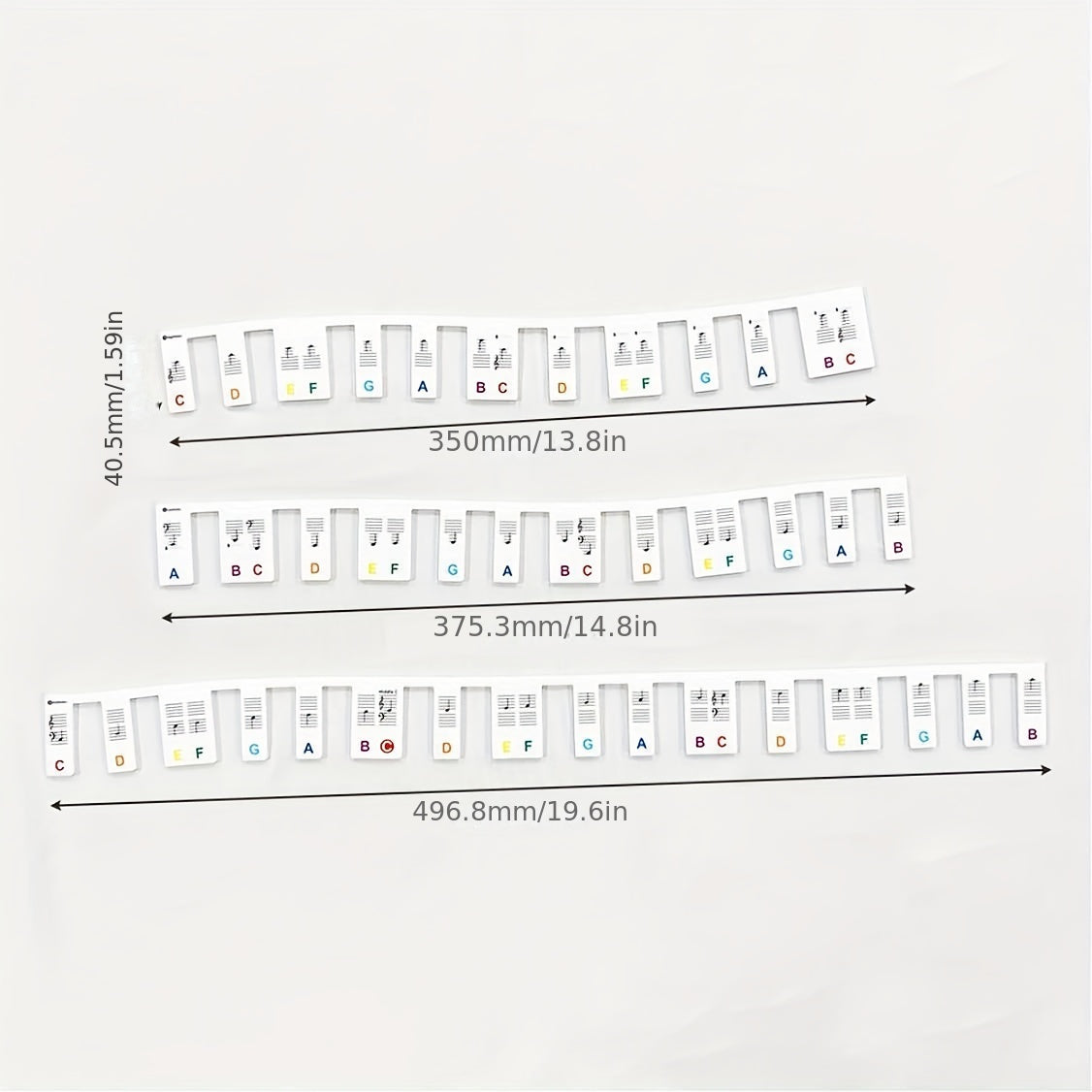 88 Key Piano Keyboard Note Labels for Beginners