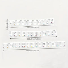 88 Key Piano Keyboard Note Labels for Beginners