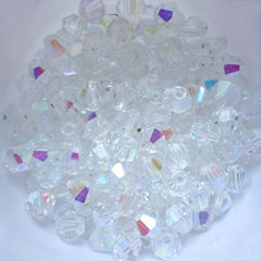 3mm Crystal Rhombus Beads Colored Glass Beads String Bracelet Necklace