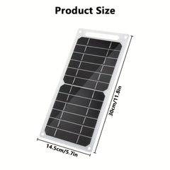 10W IP65 Waterproof Solar Power Charging Board USB Output 5V