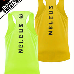 Men's Letter Pattern Mesh Quick Drying Tanktops for Gym Training