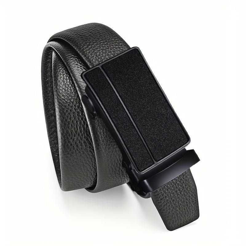Men's Auto Buckle PU Leather Belt