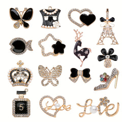 15Pcs Shoe Charms for Sandals Decor Girls Women Ladies