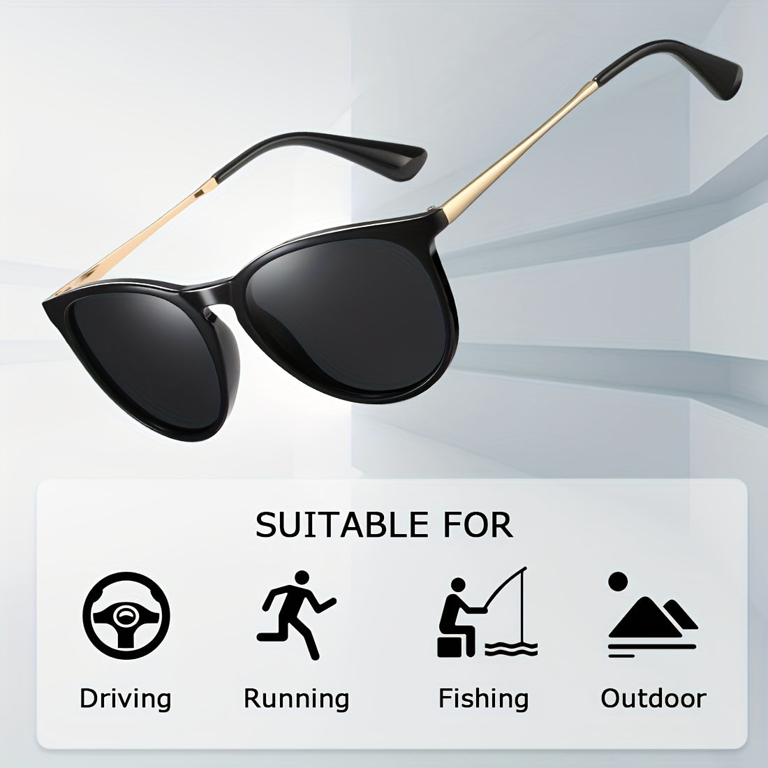 Polarized Vintage Sports Sunglasses Women UV Protection
