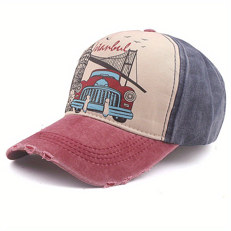 Truck Baseball Cap Visor Hat Matching Duck Tongue Pure Hat