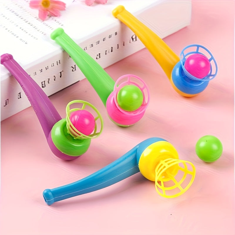 20pcs Magic Floating Ball Blowers Assorted Colors Plastic Desk Toys
