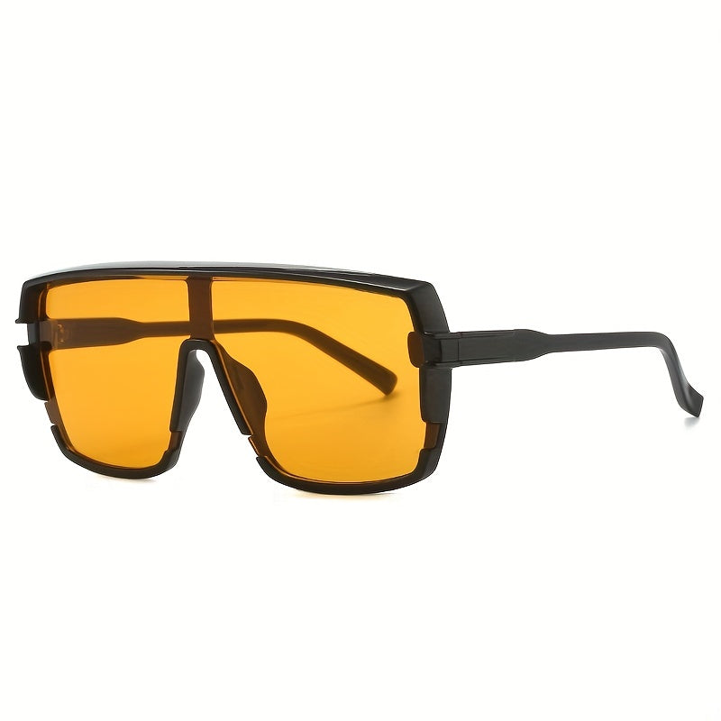 Stylish Men's One Piece Sunglasses for Driving