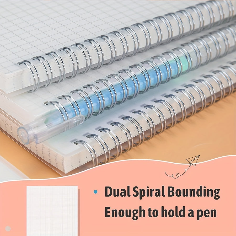 2 Pack A5 Grided Bullet Journals 80 Sheets 100gsm