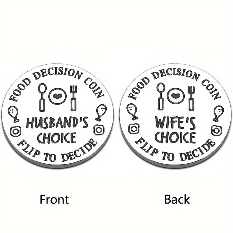 Funny Destiny Flip Coin Gift For Men Women Valentines Anniversary Birthday