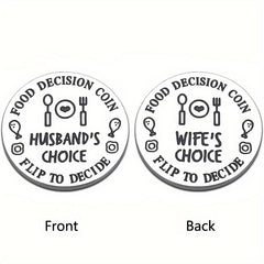 Funny Destiny Flip Coin Gift For Men Women Valentines Anniversary Birthday