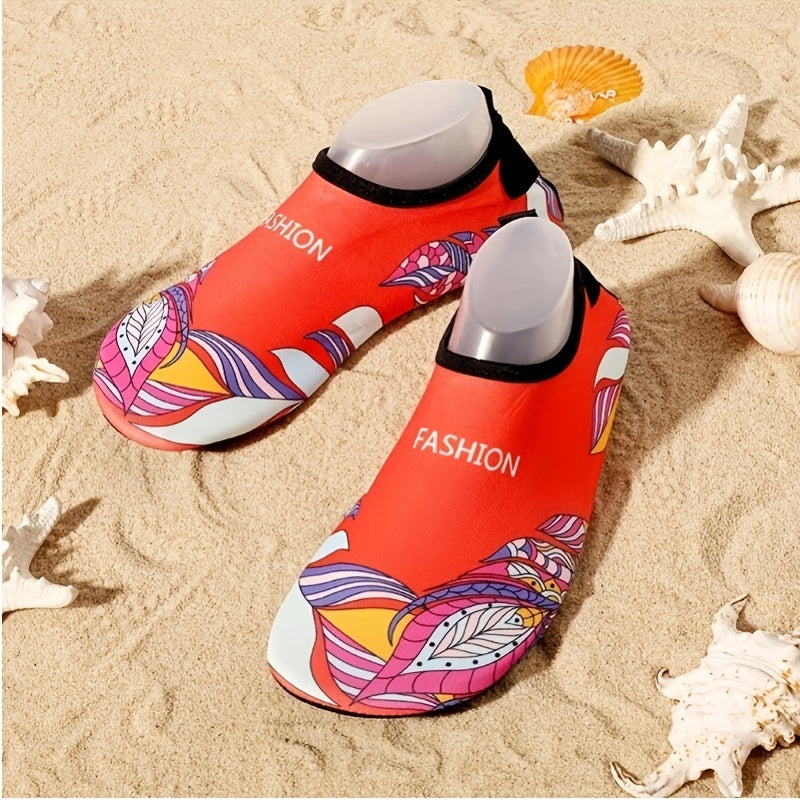 Leaf & Letter Water Socks for Adults