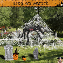 Halloween Spider Triangular Spider Web Chamber Of Secrets Party Props
