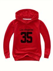 Girls Pullover Hooded Sweatshirt for Autumn Winter